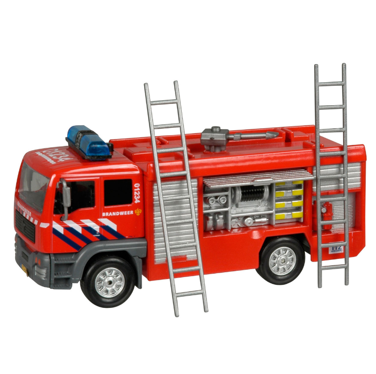 Brandweer Blusauto met Licht en Geluid City-Play